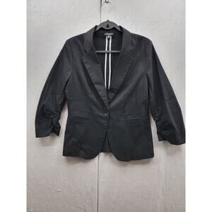 True Envy Black Women's Petite One Button Stretch Blazer, Sz PL, NWOT